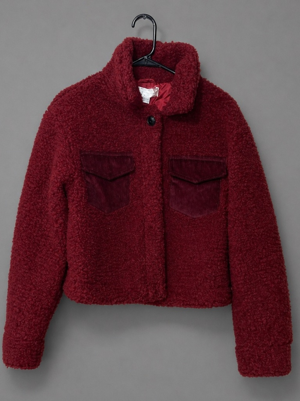 Band of Gypsies Red Cropped Vail Jacket